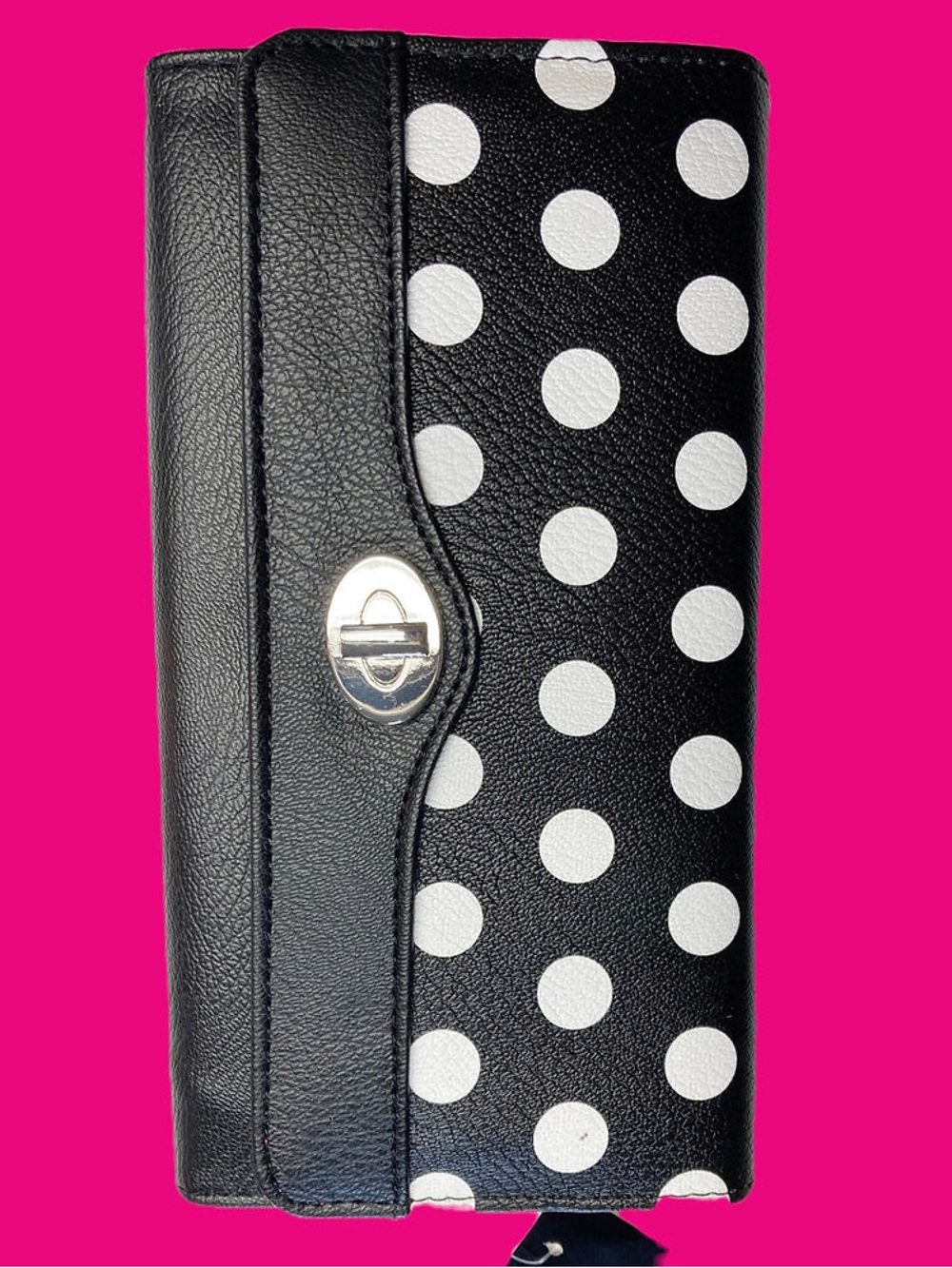 Tri-Fold Polka Dot Wallet